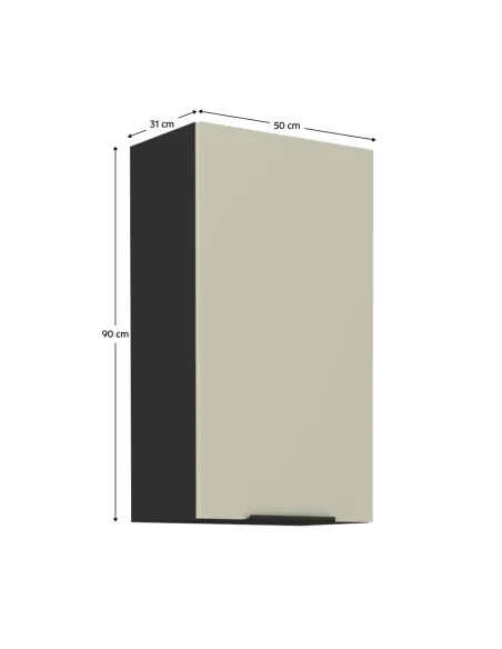 Dulap Superior (corp suspendat) ARAKA, dormitor, 50x31x90 cm, PAL melaminat | MobilaOK