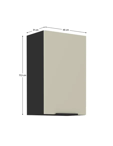 Dulap Superior, ARAKA, Bucătărie, 45x31x71.5 cm, PAL, KONDELA | MobilaOK