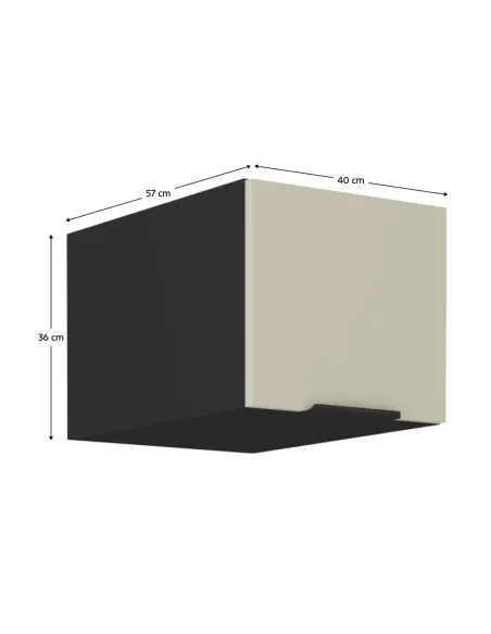 Dulap Superior (corp suspendat), ARAKA, dormitor/hol/living, 40x57x36 cm, PAL melaminat | MobilaOK