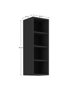 Dulap KONDELA, dormitor/hol/baie, 30x29x90 cm, PAL melaminat | MobilaOK 2