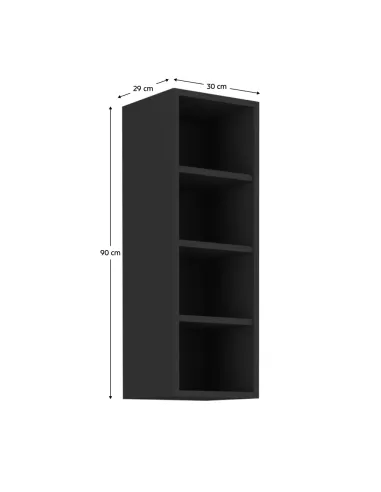 Dulap KONDELA, dormitor/hol/baie, 30x29x90 cm, PAL melaminat | MobilaOK