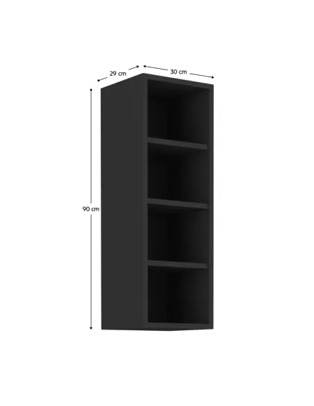 Dulap KONDELA, dormitor/hol/baie, 30x29x90 cm, PAL melaminat | MobilaOK