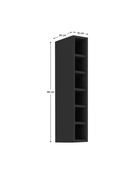 Dulap Superior KONDELA pentru bucătărie/hol, 15x29x90 cm, PAL melaminat | MobilaOK