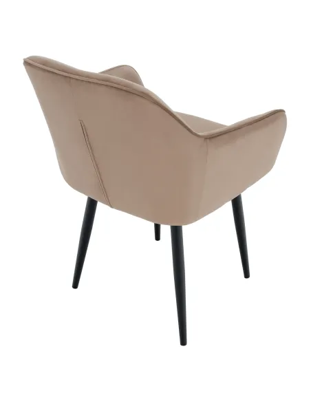 Fotoliu VERIO, living/dormitor/birou, 58.5x62x81 cm, Ţesătură Bluvel 28metal | MobilaOK
