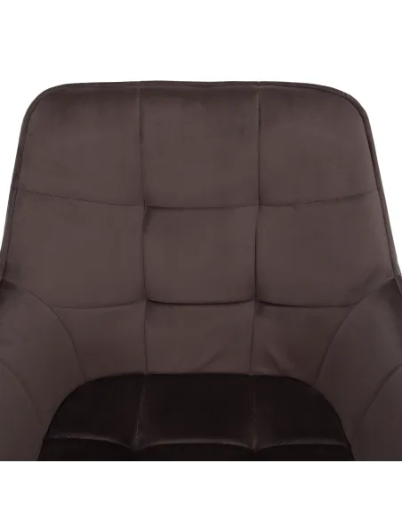 Scaun KONDELA, birou/living, 58.5x62x84.5 cm, structură metalică și țesătură Bluvel 38 | MobilaOK