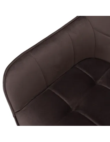 Scaun KONDELA, birou/living, 58.5x62x84.5 cm, structură metalică și țesătură Bluvel 38 | MobilaOK