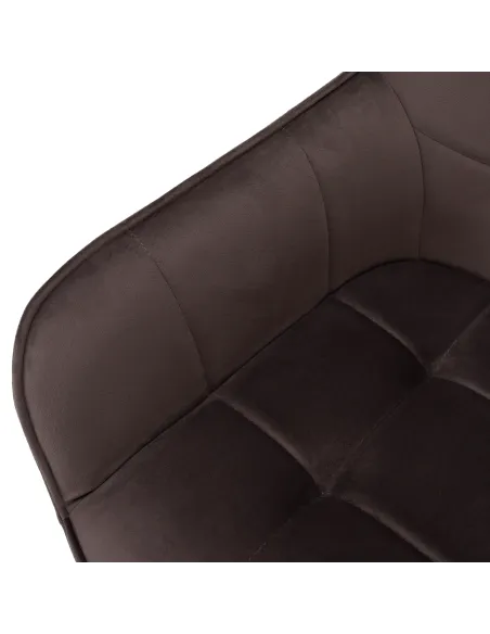 Scaun KONDELA, birou/living, 58.5x62x84.5 cm, structură metalică și țesătură Bluvel 38 | MobilaOK