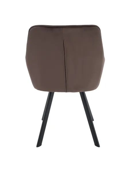 Scaun KONDELA, birou/living, 58.5x62x84.5 cm, structură metalică și țesătură Bluvel 38 | MobilaOK