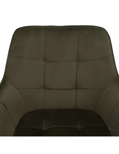 Scaun, PETIN, living/birou, 58.5x62x84.5 cm, Metal si Tesatura Bluvel 77 | MobilaOK