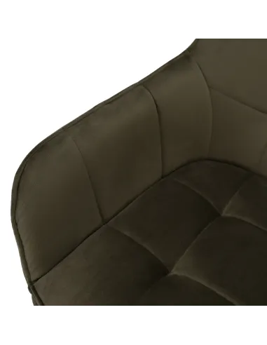 Scaun, PETIN, living/birou, 58.5x62x84.5 cm, Metal si Tesatura Bluvel 77 | MobilaOK