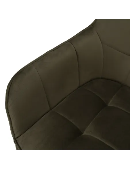 Scaun, PETIN, living/birou, 58.5x62x84.5 cm, Metal si Tesatura Bluvel 77 | MobilaOK