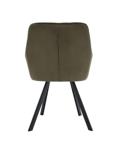 Scaun, PETIN, living/birou, 58.5x62x84.5 cm, Metal si Tesatura Bluvel 77 | MobilaOK