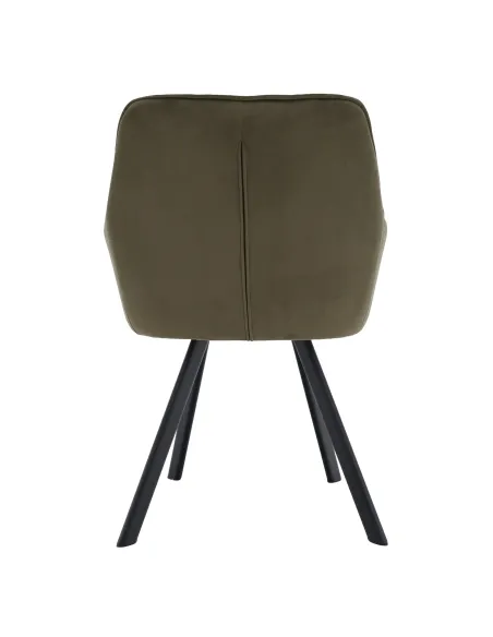 Scaun, PETIN, living/birou, 58.5x62x84.5 cm, Metal si Tesatura Bluvel 77 | MobilaOK