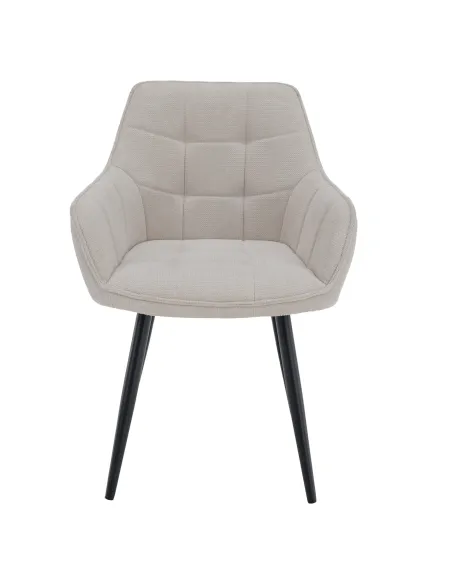 Scaun MARKEN, living/birou, 58.5x62x86 cm, textil și metal | MobilaOK