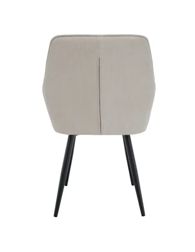 Scaun MARKEN, living/birou, 58.5x62x86 cm, textil și metal | MobilaOK