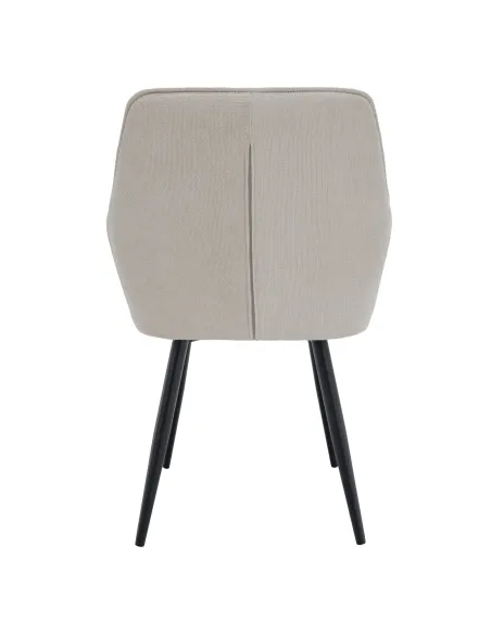 Scaun MARKEN, living/birou, 58.5x62x86 cm, textil și metal | MobilaOK