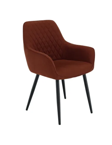 Scaun OSKOR, living/dining/birou, 55.5x58.5x83.5 cm, Tesatura si Metal | MobilaOK