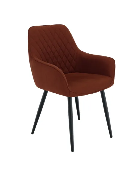 Scaun OSKOR, living/dining/birou, 55.5x58.5x83.5 cm, Tesatura si Metal | MobilaOK