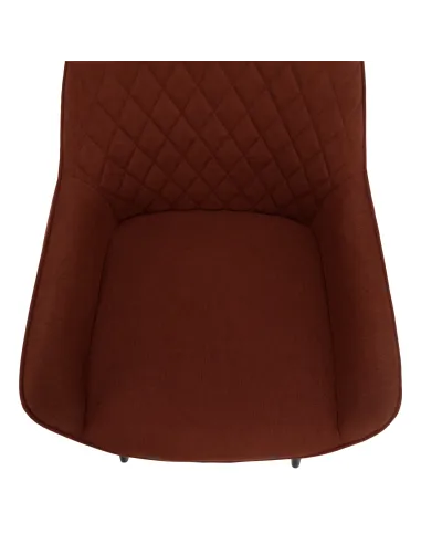 Scaun OSKOR, living/dining/birou, 55.5x58.5x83.5 cm, Tesatura si Metal | MobilaOK