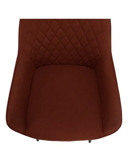 Scaun OSKOR, living/dining/birou, 55.5x58.5x83.5 cm, Tesatura si Metal | MobilaOK
