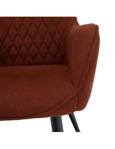 Scaun OSKOR, living/dining/birou, 55.5x58.5x83.5 cm, Tesatura si Metal | MobilaOK