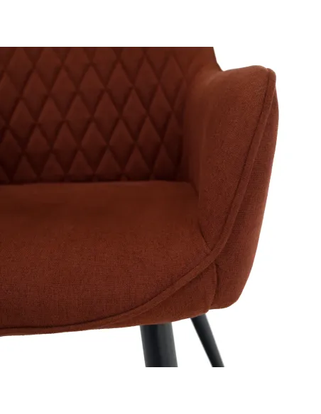 Scaun OSKOR, living/dining/birou, 55.5x58.5x83.5 cm, Tesatura si Metal | MobilaOK