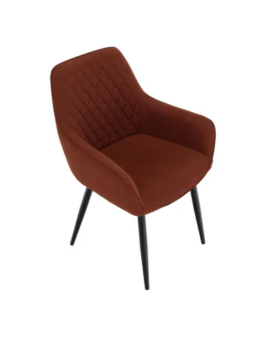 Scaun OSKOR, living/dining/birou, 55.5x58.5x83.5 cm, Tesatura si Metal | MobilaOK