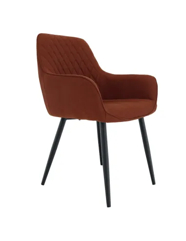 Scaun OSKOR, living/dining/birou, 55.5x58.5x83.5 cm, Tesatura si Metal | MobilaOK