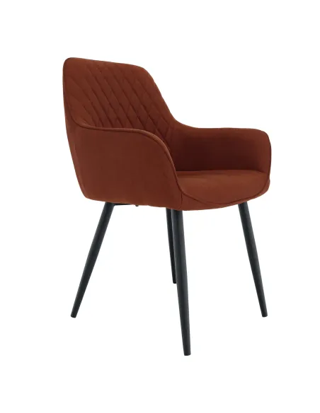 Scaun OSKOR, living/dining/birou, 55.5x58.5x83.5 cm, Tesatura si Metal | MobilaOK