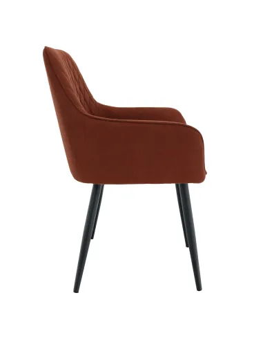 Scaun OSKOR, living/dining/birou, 55.5x58.5x83.5 cm, Tesatura si Metal | MobilaOK