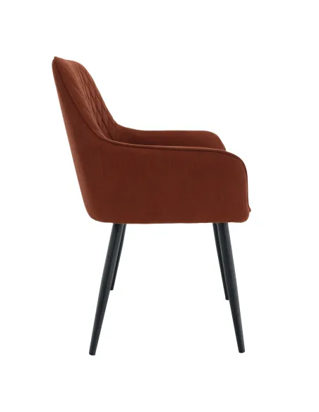 Scaun OSKOR, living/dining/birou, 55.5x58.5x83.5 cm, Tesatura si Metal | MobilaOK