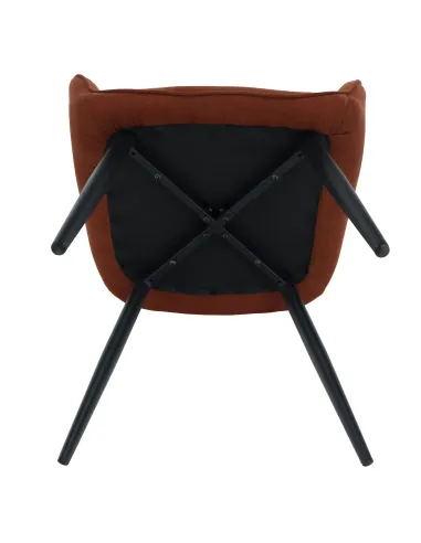 Scaun OSKOR, living/dining/birou, 55.5x58.5x83.5 cm, Tesatura si Metal | MobilaOK
