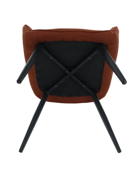 Scaun OSKOR, living/dining/birou, 55.5x58.5x83.5 cm, Tesatura si Metal | MobilaOK
