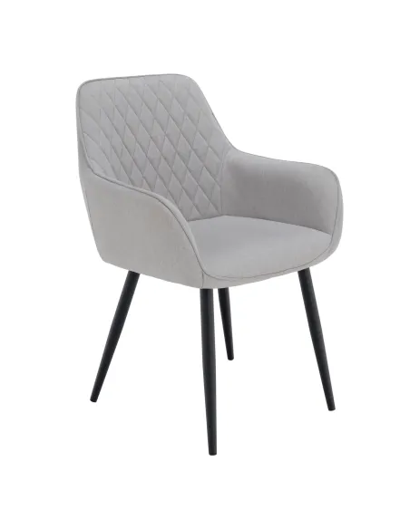 Scaun OSKOR, birou/living, 55.5x58.5x83.5 cm, Țesătură/Metal | MobilaOK