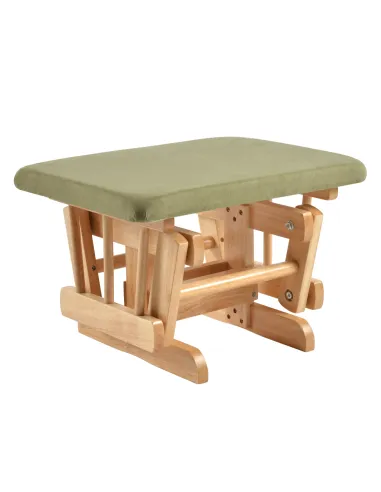 Scaun Balansoar DALBERT, living/grădină/balcon, 65x56x92 cm, lemn masiv de cauciuc | MobilaOK