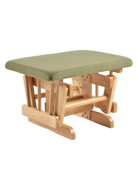 Scaun Balansoar DALBERT, living/grădină/balcon, 65x56x92 cm, lemn masiv de cauciuc | MobilaOK