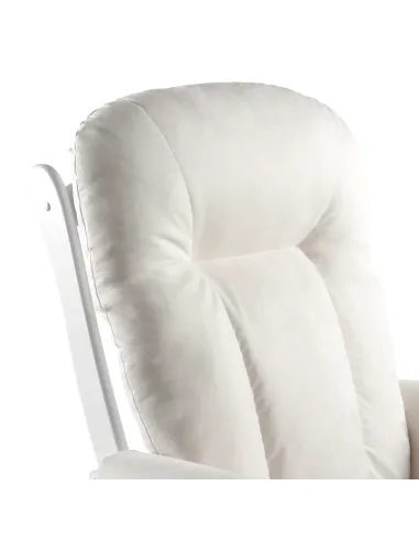 Scaun balansoar SAFORD, living/balcon, 71x81x104 cm, lemn masic si tesatura | MobilaOK