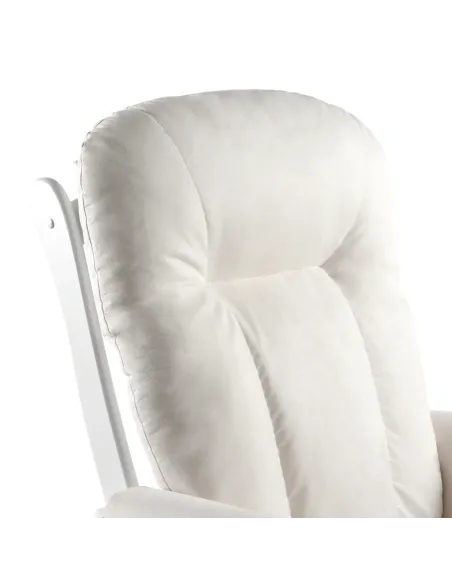 Scaun balansoar SAFORD, living/balcon, 71x81x104 cm, lemn masic si tesatura | MobilaOK
