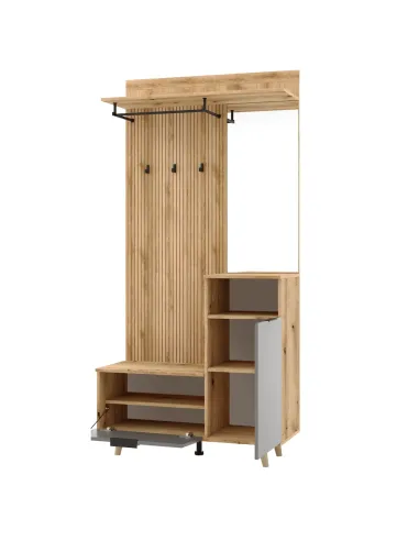 Set hol, NODRI, hol, 100x40x204 cm, PAL melaminat | MobilaOK