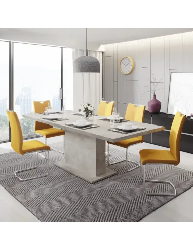 Masă extensibilă BOBA sufragerie, 160-200x90 cm, PAL melaminat | MobilaOK