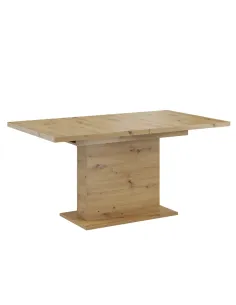 Masă de sufragerie extensibilă BOBA, dining, 160-200x90 cm, PAL laminat stejar artisan | MobilaOK
