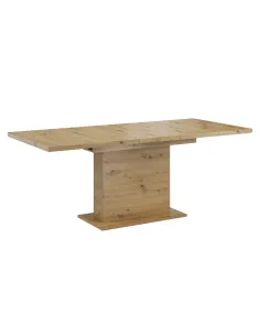 Masă de sufragerie extensibilă BOBA, dining, 160-200x90 cm, PAL laminat stejar artisan | MobilaOK 2