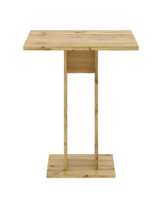 Masă EVERET sufragerie, 67,5x67,5 cm, PAL laminat stejar wotan | MobilaOK 2