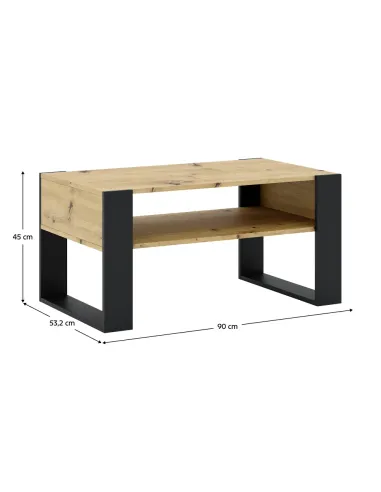 Măsuță de cafea CARA 1 living 90x53.2x45 cm PAL | MobilaOK