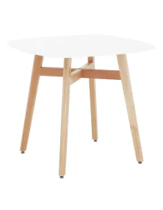 Masă dining DEJAN 3 NEW bucătărie 80x80 cm PAL și lemn masiv | MobilaOK