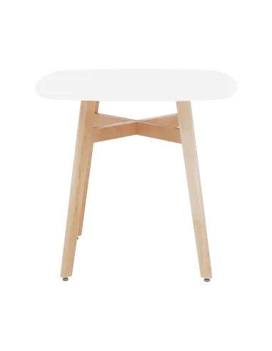 Masă dining DEJAN 3 NEW bucătărie 80x80 cm PAL și lemn masiv | MobilaOK