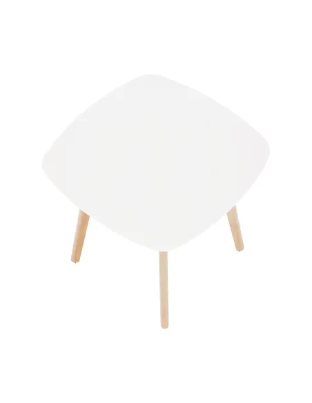 Masă dining DEJAN 3 NEW bucătărie 80x80 cm PAL și lemn masiv | MobilaOK