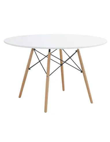 Masă Dining DEMIN NEW, sufragerie, diametru 120 cm, MDF | MobilaOK