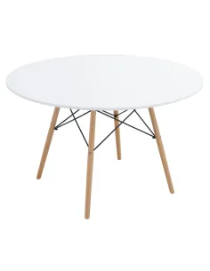 Masă Dining DEMIN NEW, sufragerie, diametru 120 cm, MDF | MobilaOK 2