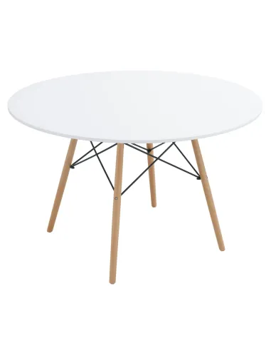 Masă Dining DEMIN NEW, sufragerie, diametru 120 cm, MDF | MobilaOK
